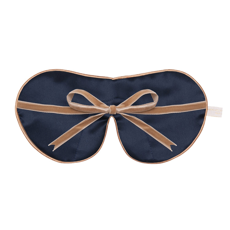 Pure Silk Eye Mask Navy