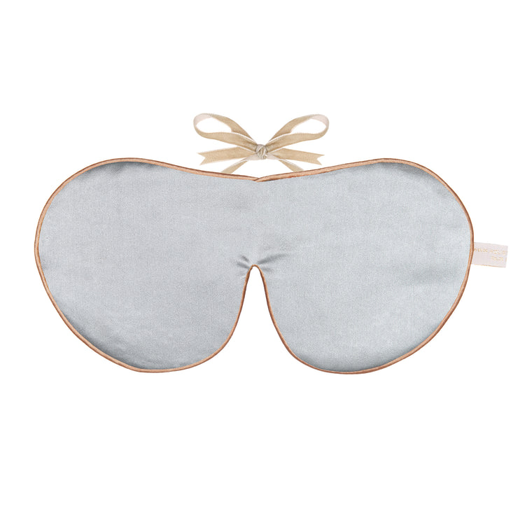 Pure Silk Eye Mask Silver