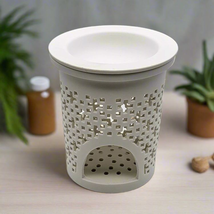 White Cross Wax Melt Burner