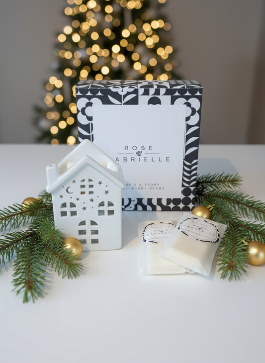 House Wax Burner Giftset