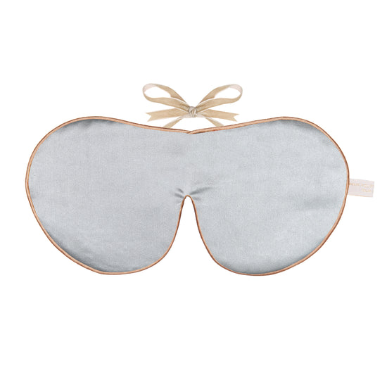 Pure Silk Eye Mask Silver